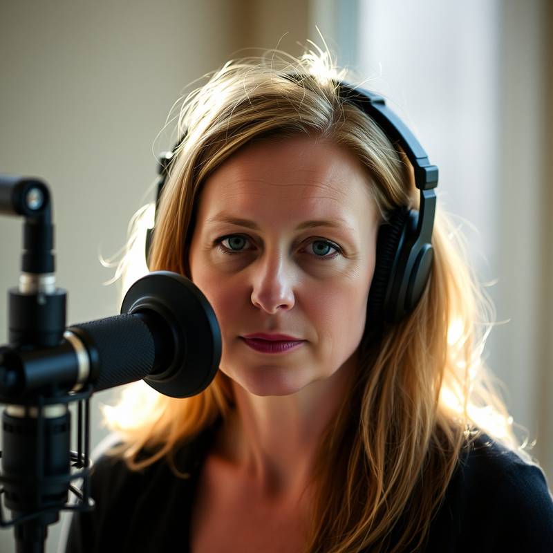 Portrett av Astrid Olsen, lydtekniker og podkastprodusent