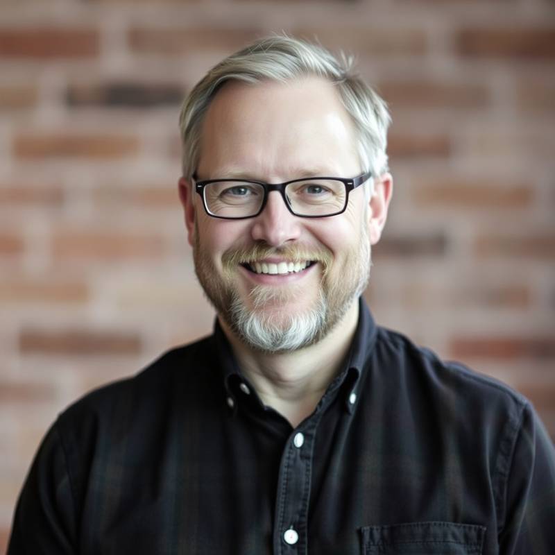 Portrett av Lars Erikstad, kommunikasjonsrådgiver og podkast coach