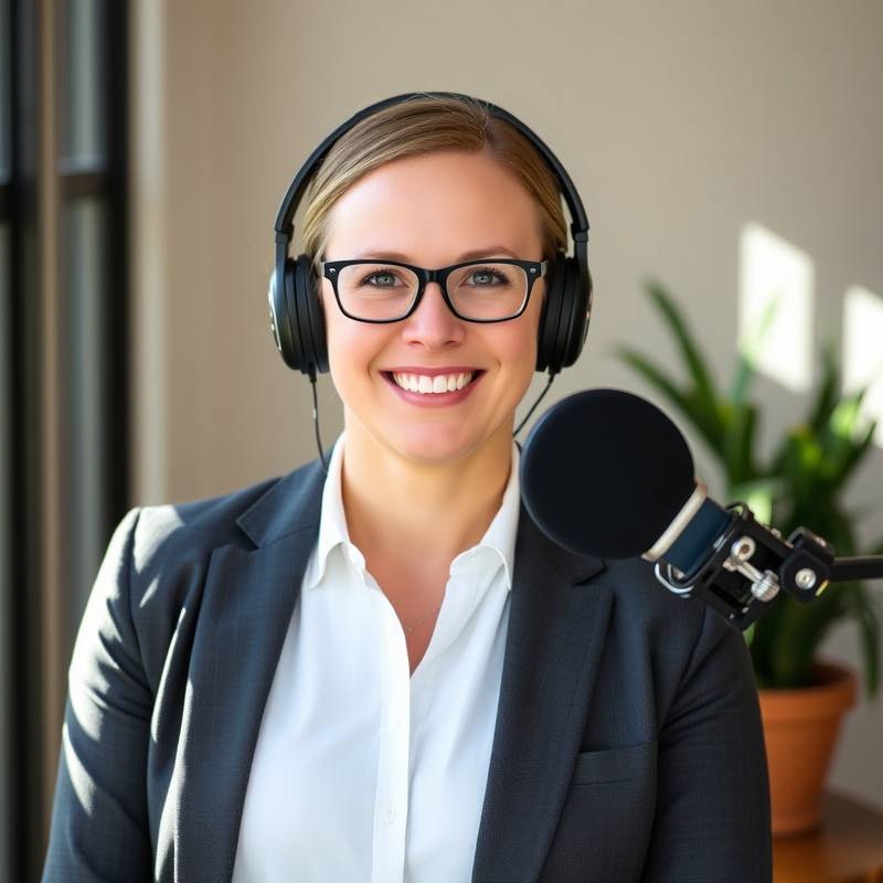 Portrett av Solveig Johansen, markedsføringsekspert og podkastentusiast